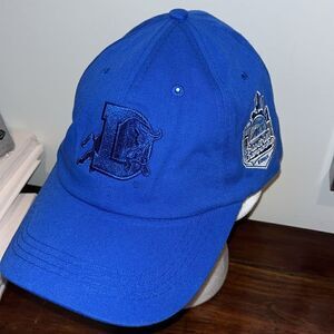 New Bull Durham Bulls Velcro back Royal Blue ACC baseball championship cap hat